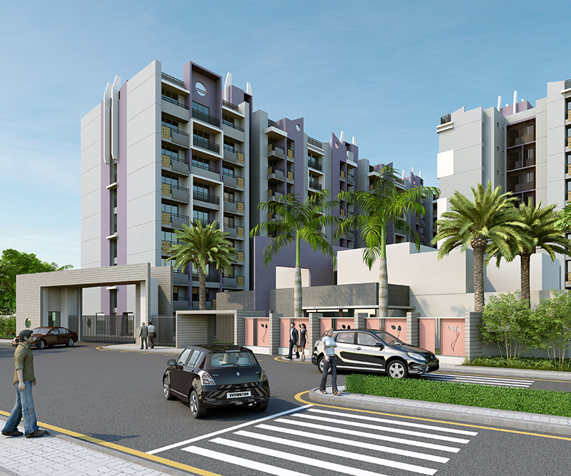 Studio Condominiums - Shri Radha NRI Greens, Vrindavan